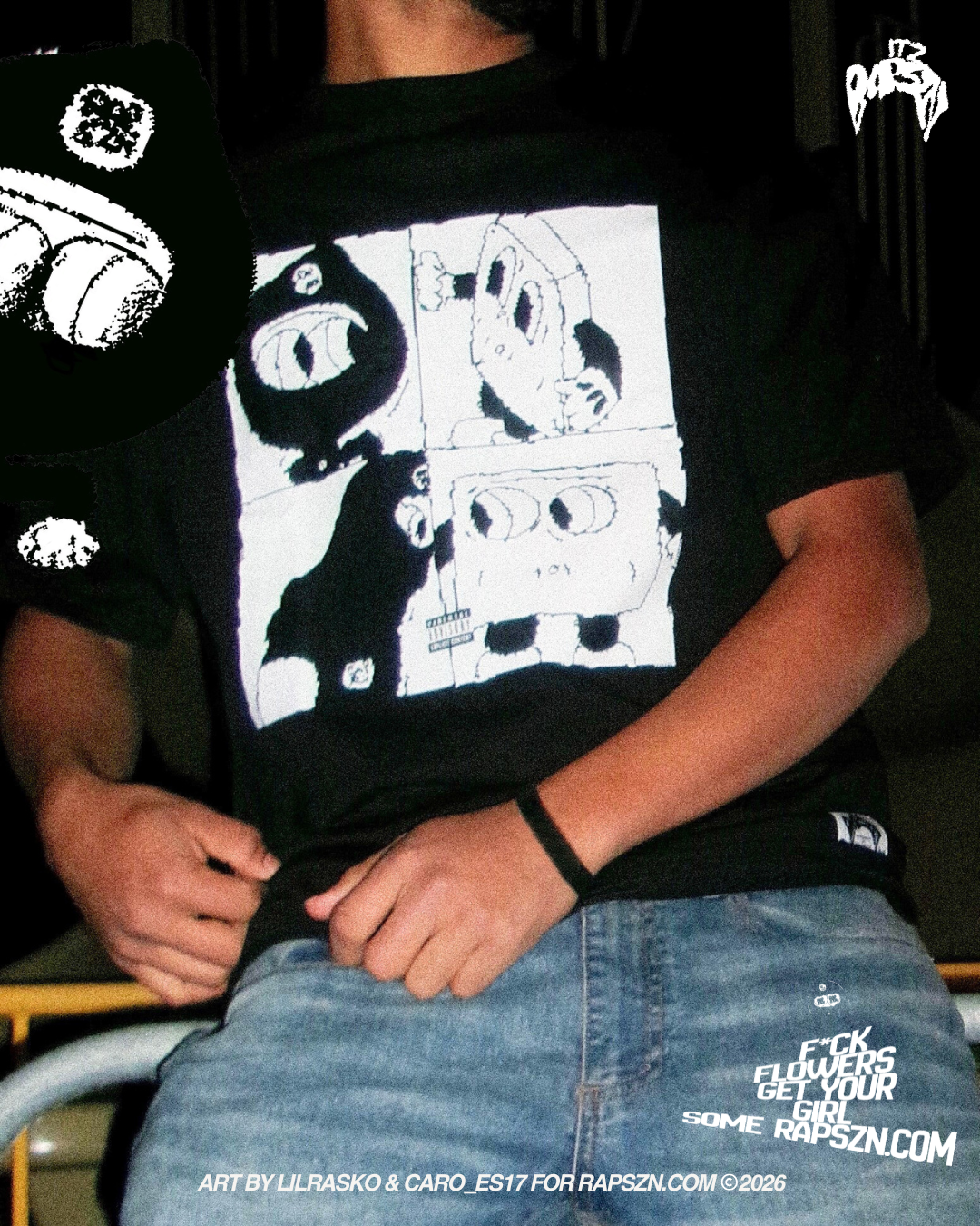 RAPSZN "2 TONES" Drop Shoulder T-Shirt