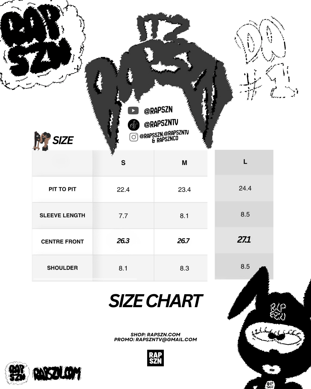 RAPSZN “DA 1” Drop Shoulder  T-Shirt