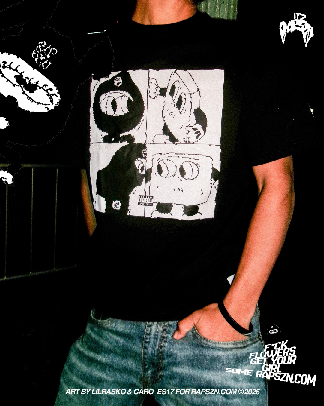 RAPSZN "2 TONES" Drop Shoulder T-Shirt